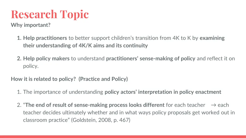 research topic why important