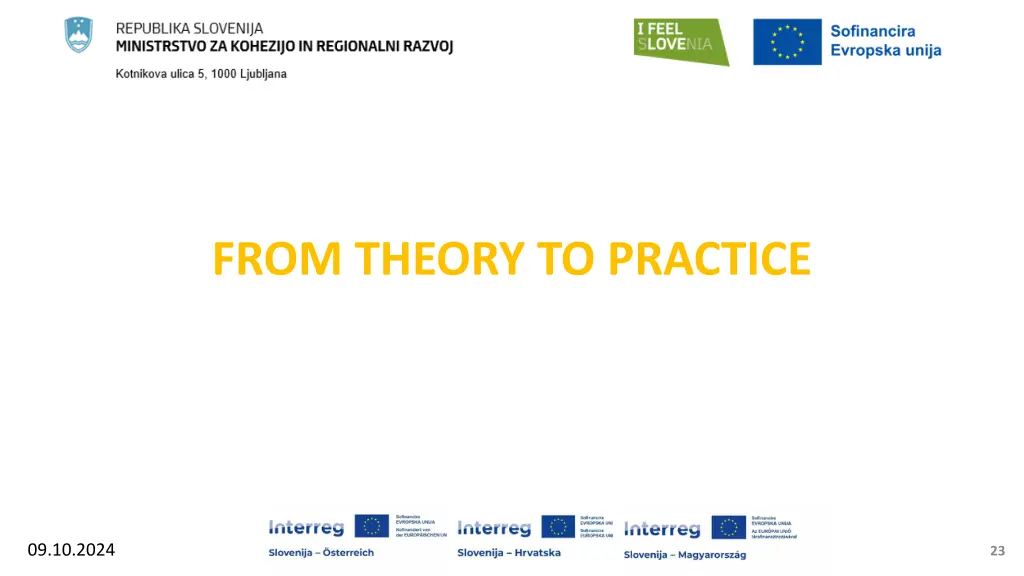 from theory to practice