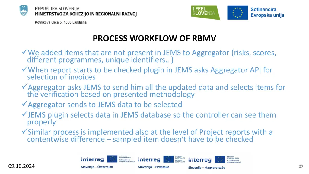 process workflow of rbmv
