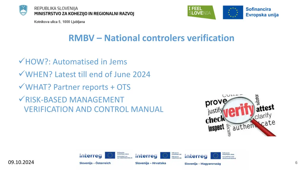 rmbv national controlers verification