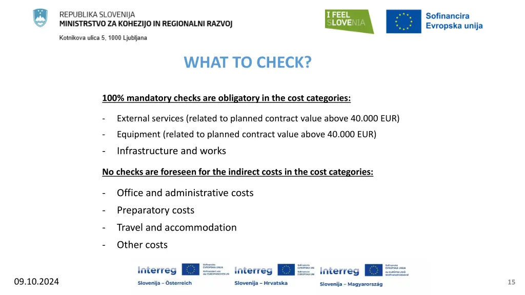 what to check