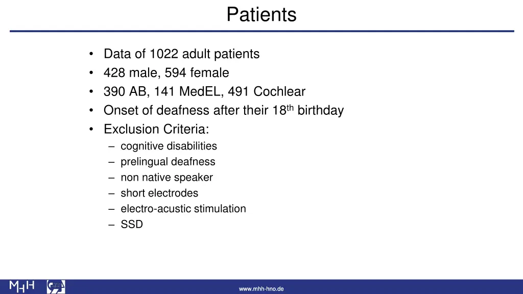 patients
