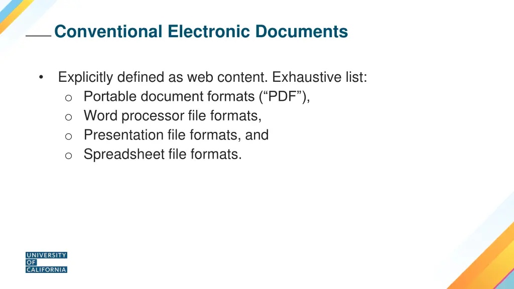 conventional electronic documents
