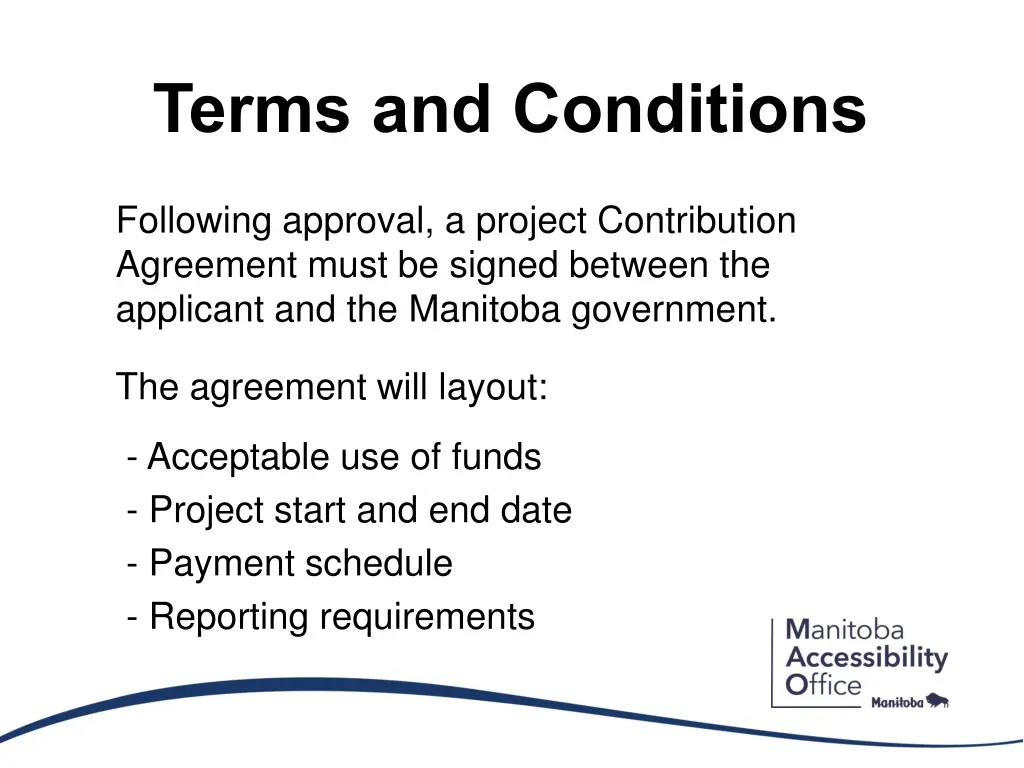 terms and conditions