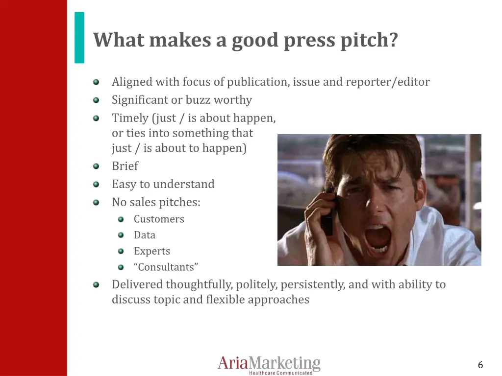 what makes a good press pitch