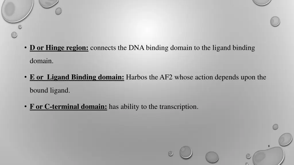 d or hinge region connects the dna binding domain