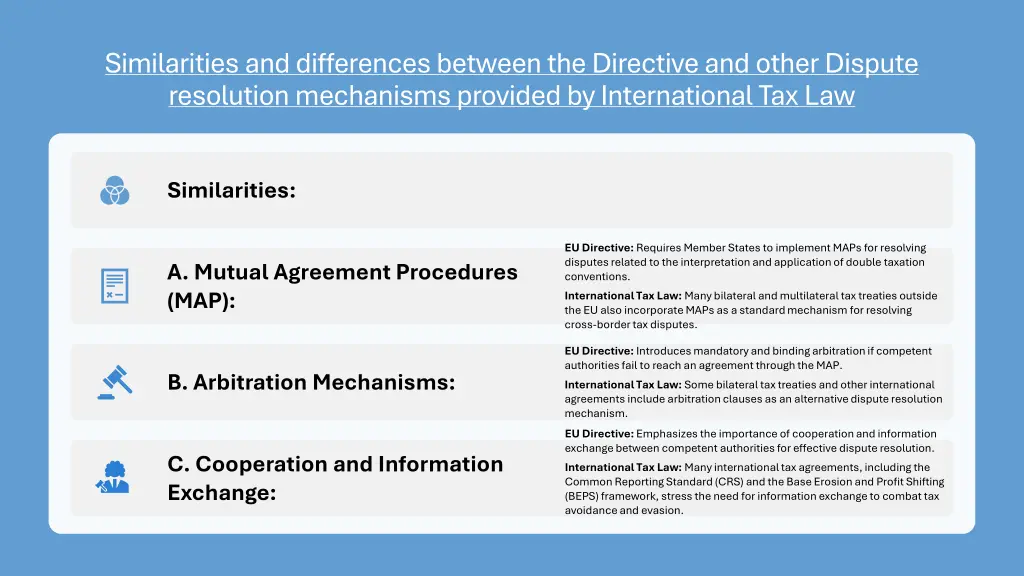 similarities and differences between