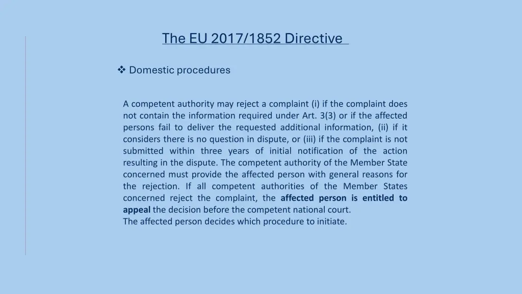 the eu 2017 1852 directive 10