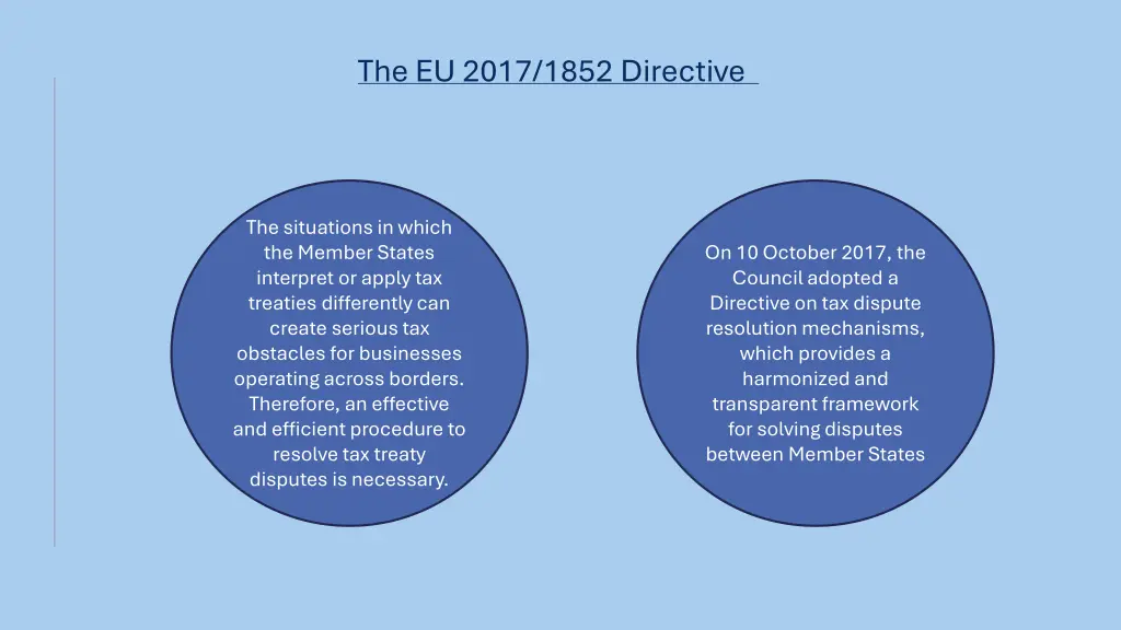 the eu 2017 1852 directive
