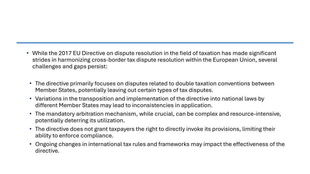 while the 2017 eu directive on dispute resolution