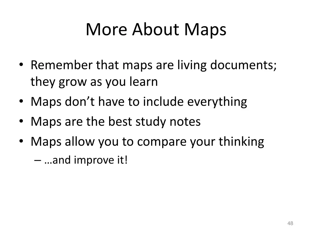 more about maps
