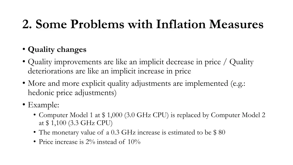 2 some problems with inflation measures 4
