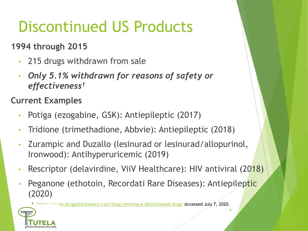 discontinued us products