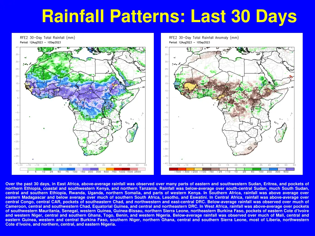 rainfall patterns last 30 days