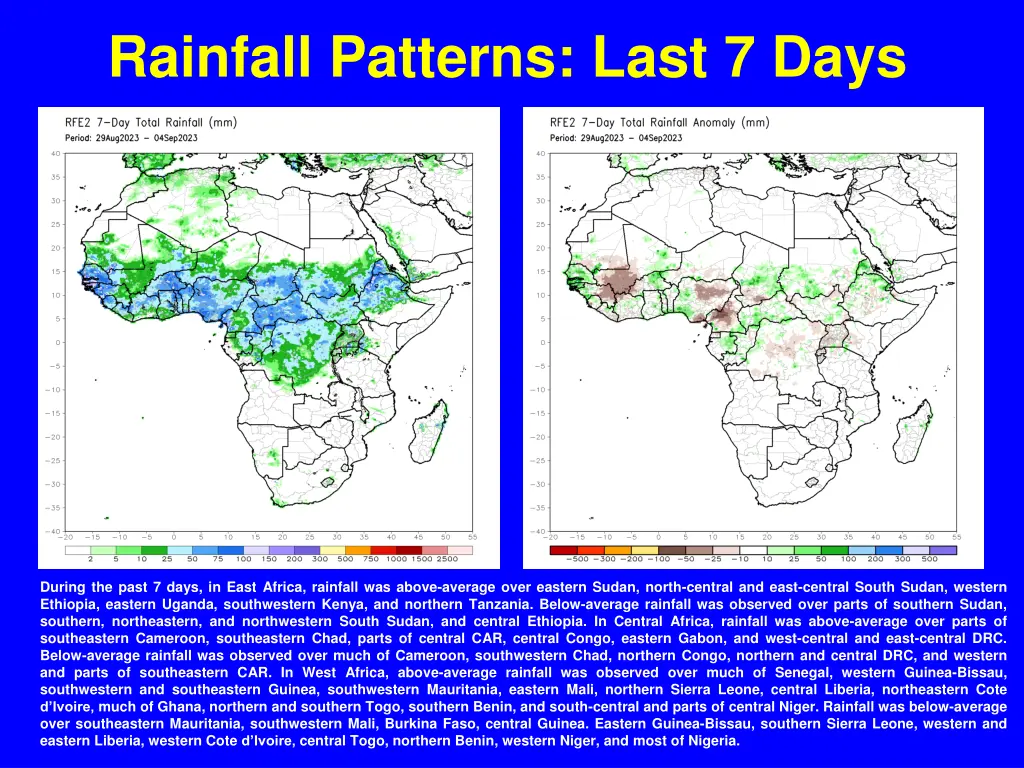 rainfall patterns last 7 days