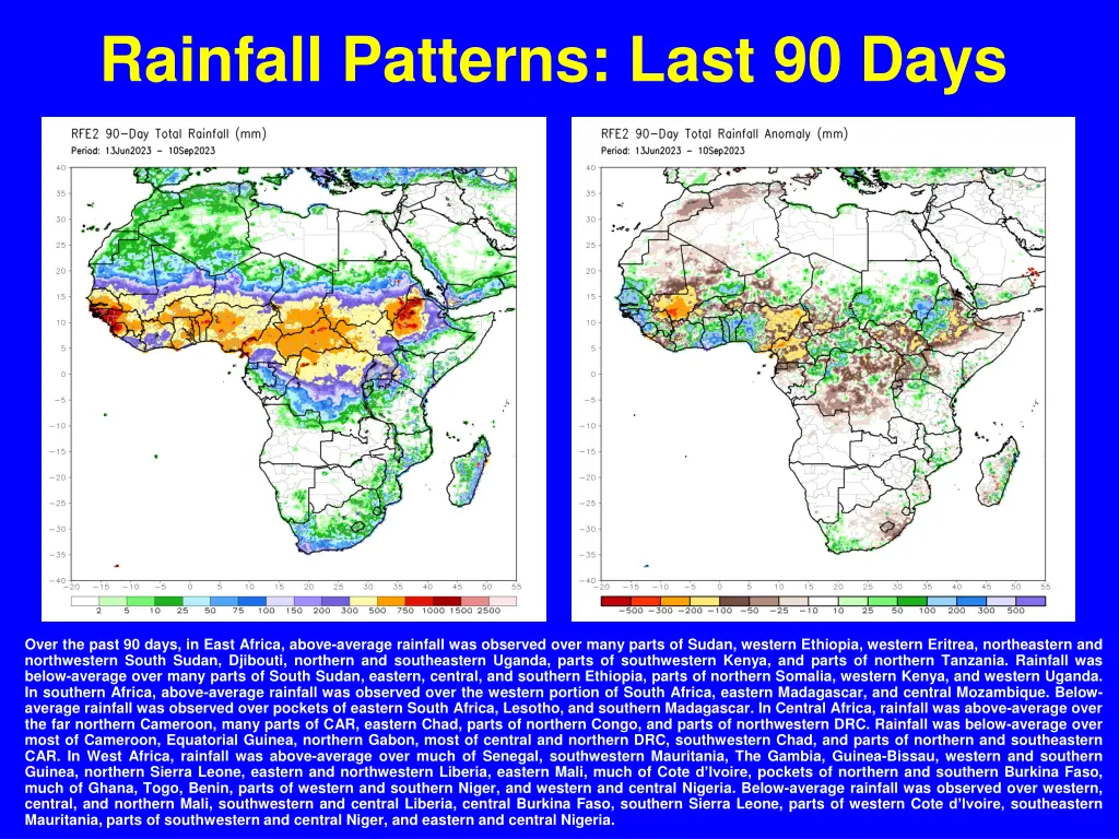 rainfall patterns last 90 days