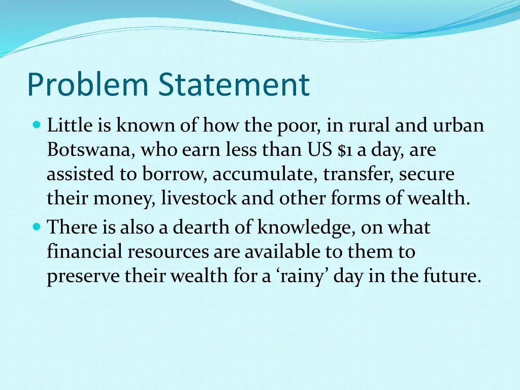 problem statement 1