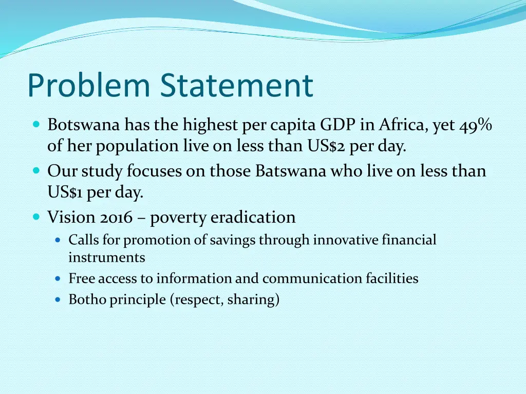 problem statement