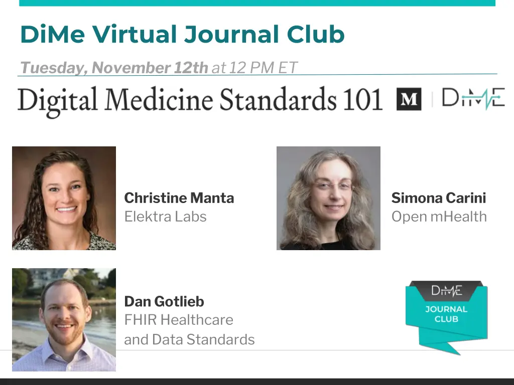 dime virtual journal club 1
