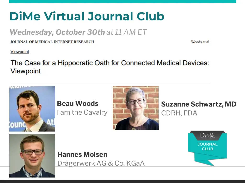 dime virtual journal club