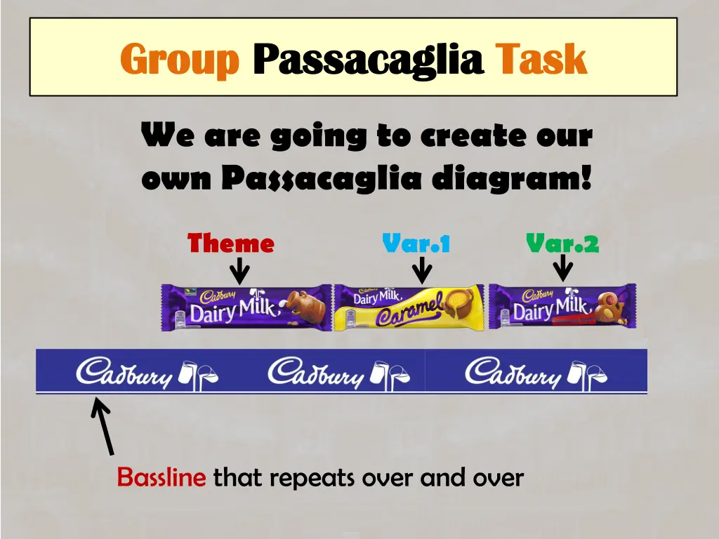 group group passacaglia passacaglia task