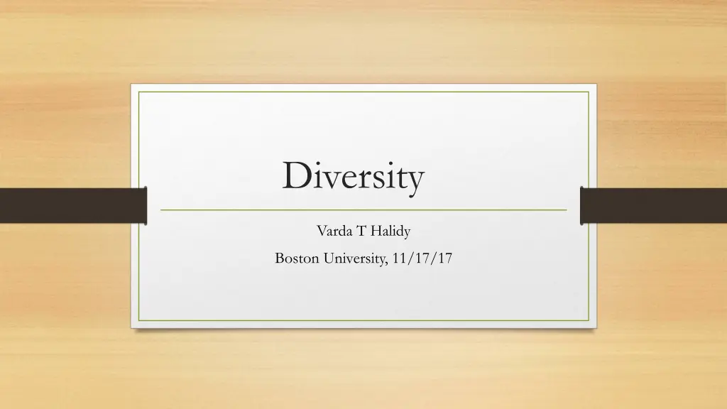 diversity