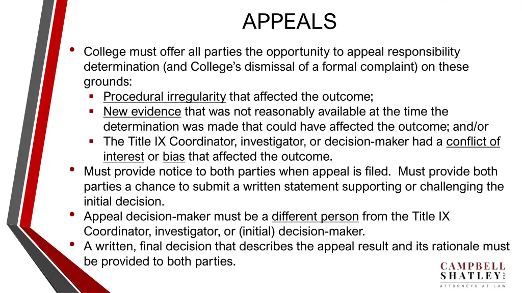 appeals