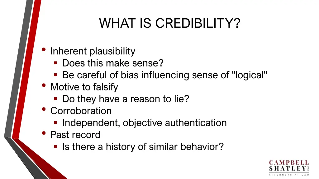 what is credibility
