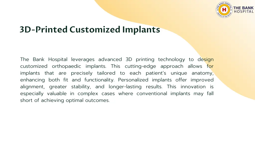3d printed customized implants