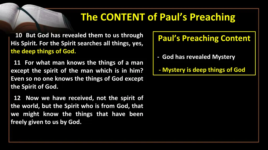 the content of paul s preaching 1