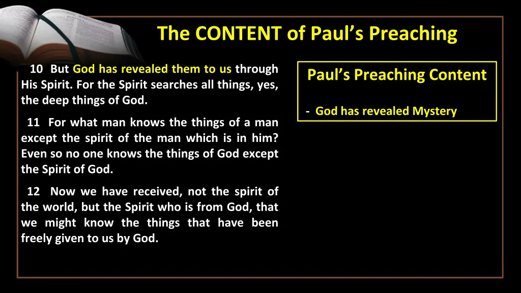 the content of paul s preaching