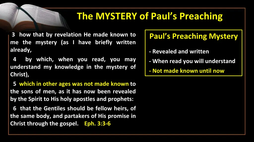 the mystery of paul s preaching 3
