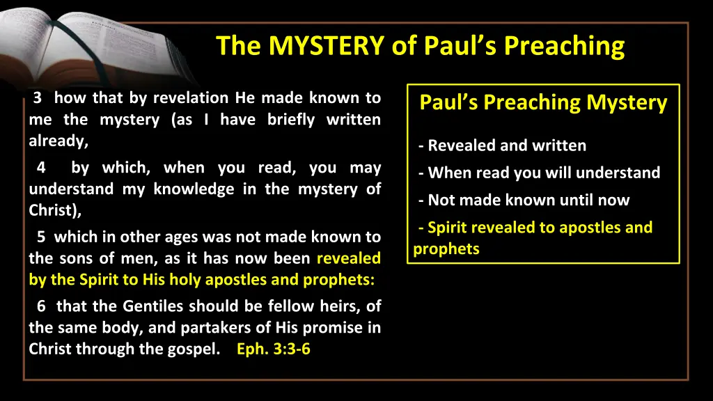 the mystery of paul s preaching 4
