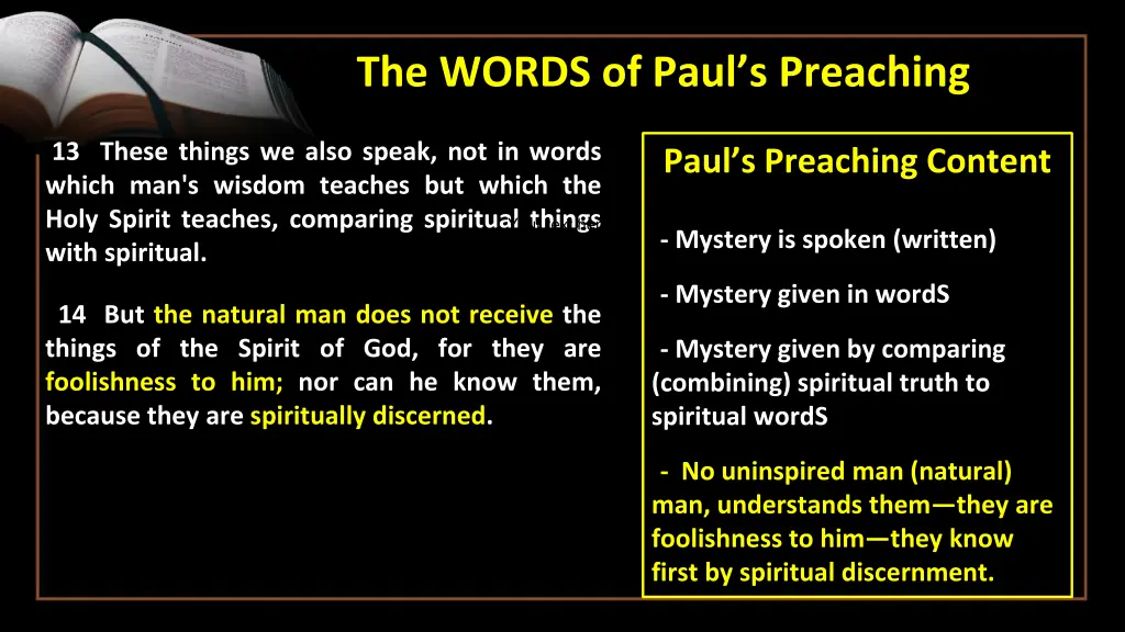 the words of paul s preaching 3
