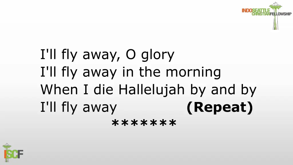 i ll fly away o glory i ll fly away 4