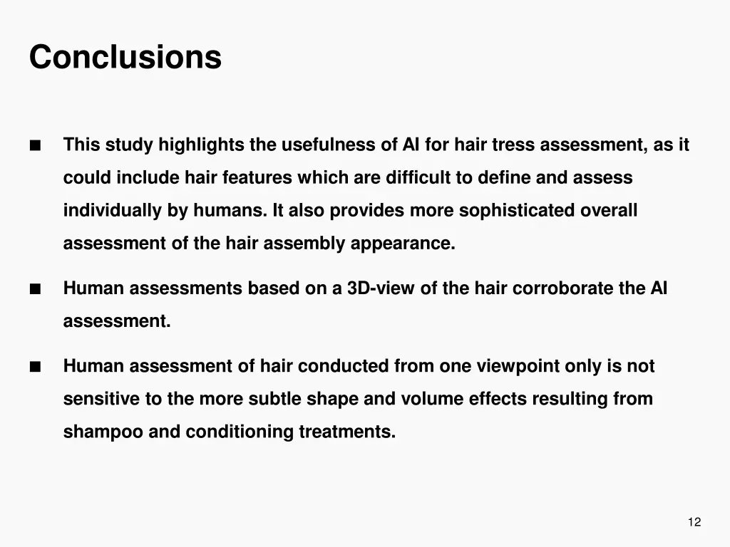 conclusions