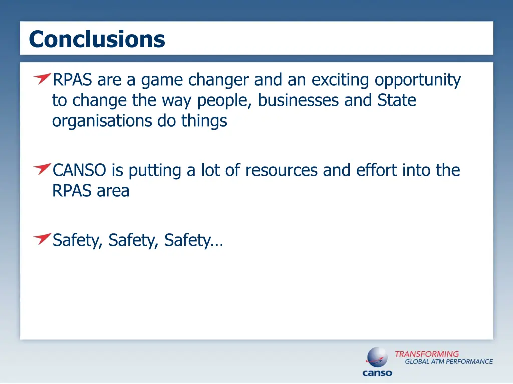 conclusions