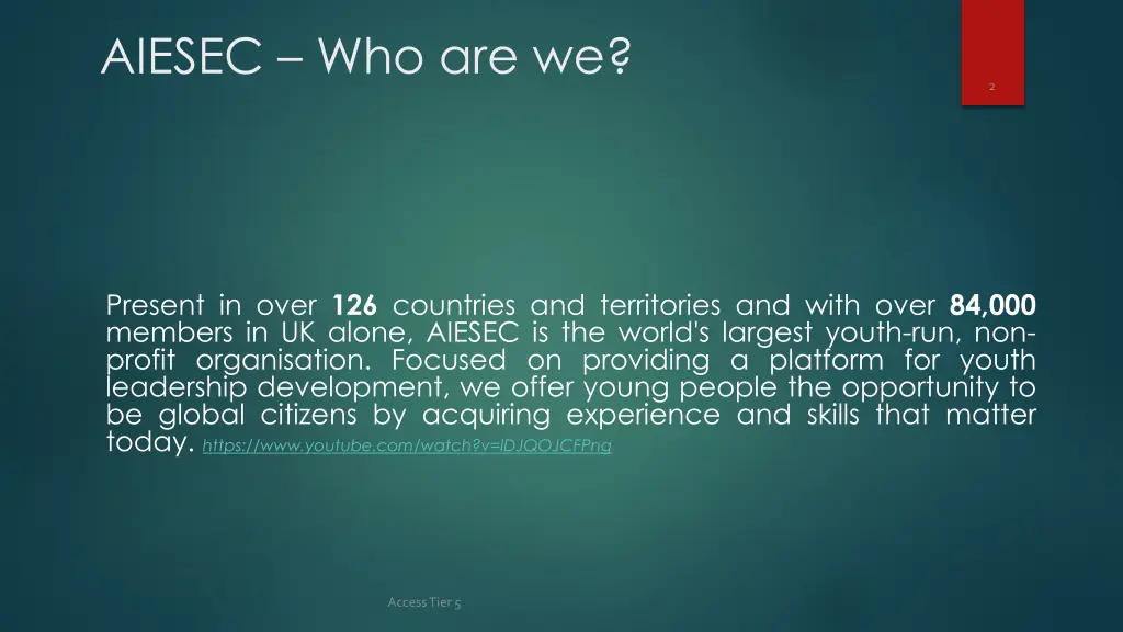 aiesec who are we