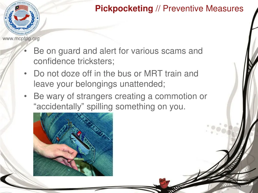 pickpocketing preventive measures 1