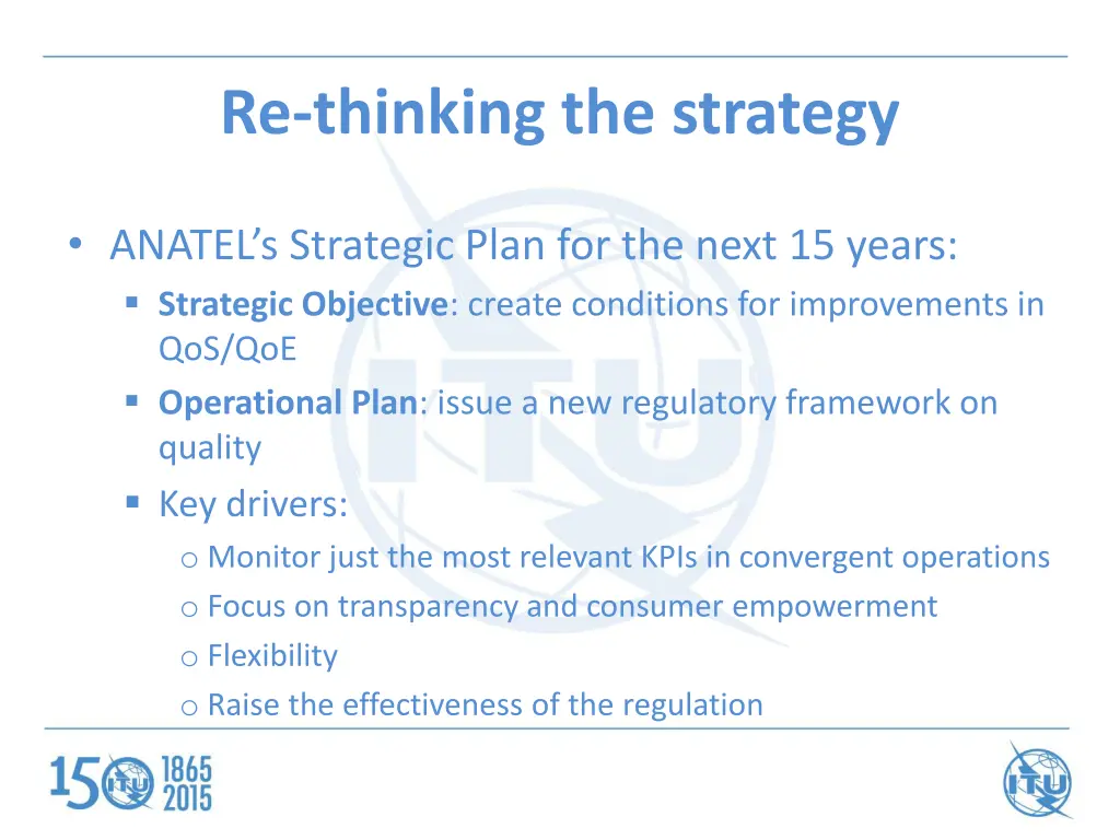 re thinking the strategy