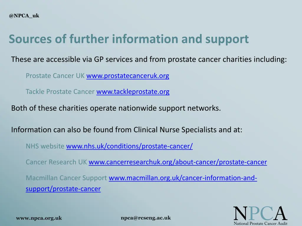 @npca uk 13