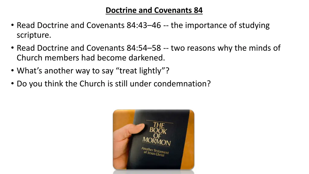 doctrine and covenants 84
