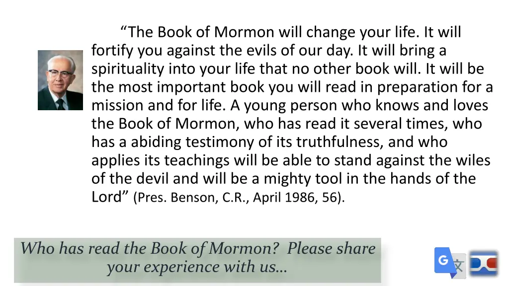 fortify you against the evils of our day it will