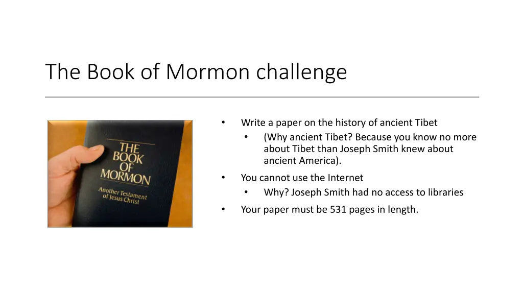 the book of mormon challenge 1