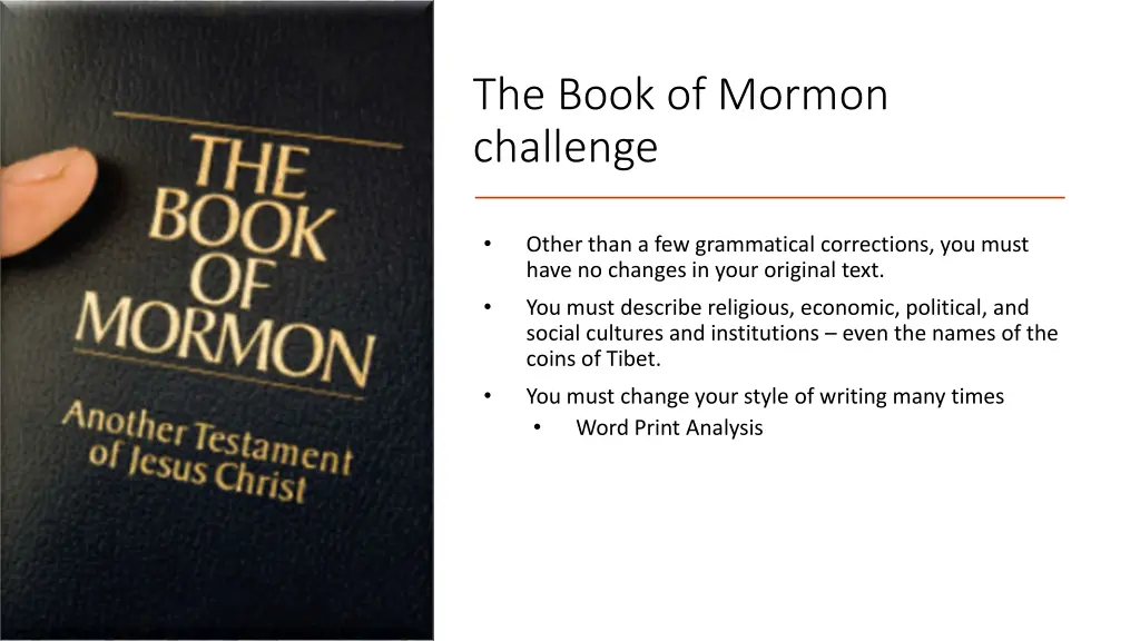 the book of mormon challenge 2