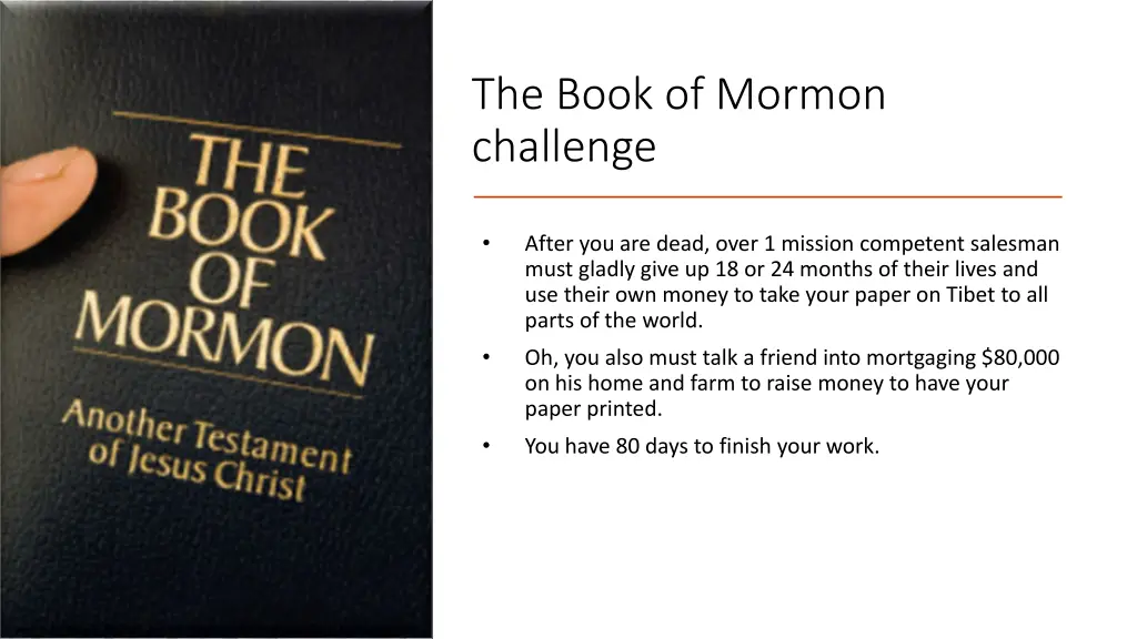 the book of mormon challenge 5