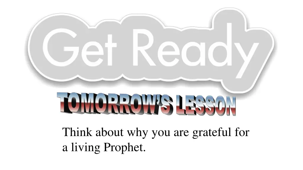 think about why you are grateful for a living