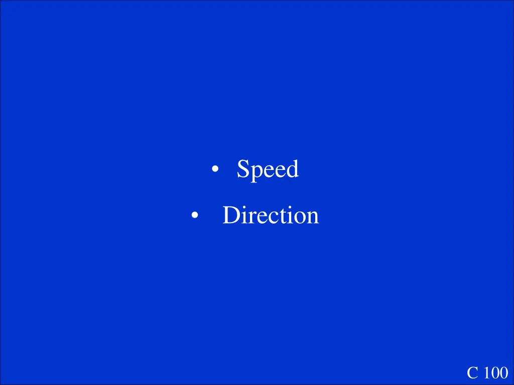 speed