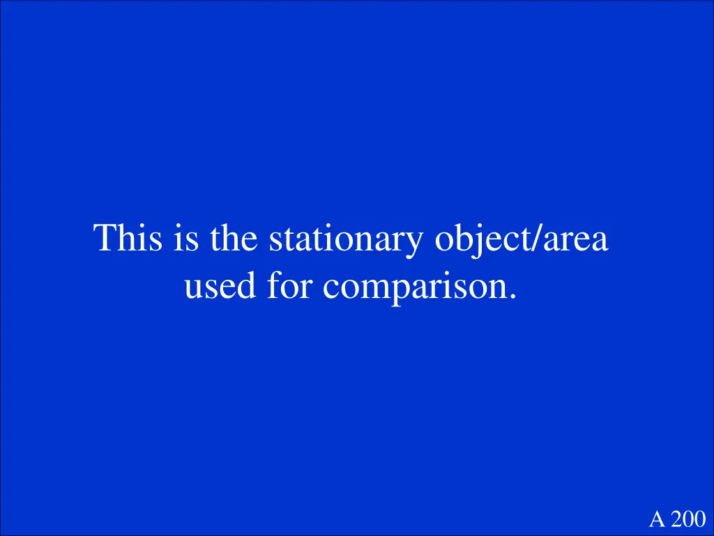 this is the stationary object area used