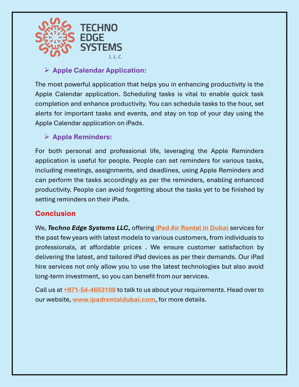 apple calendar application